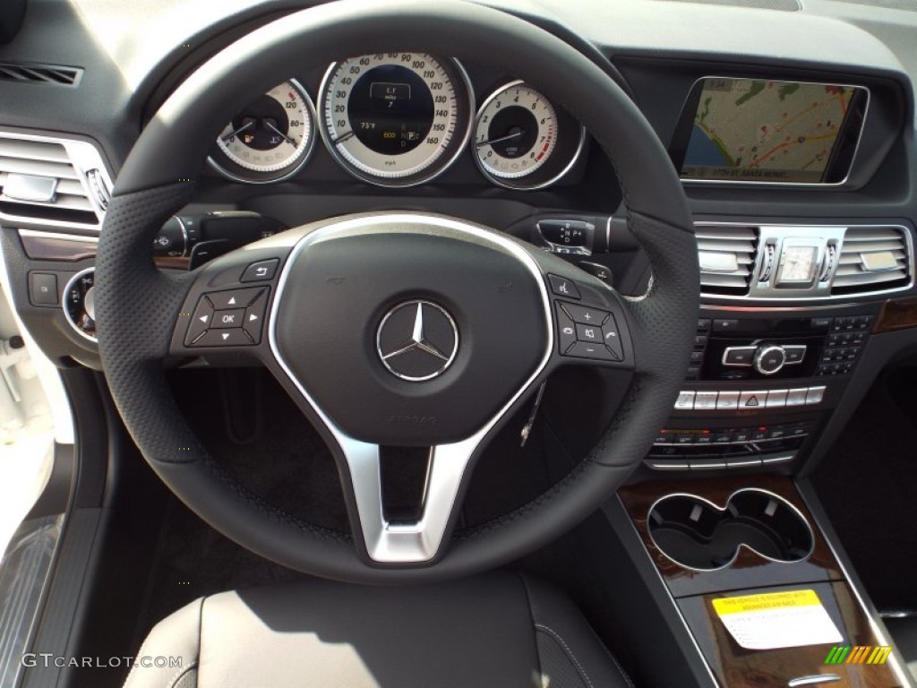 2014 E 350 Cabriolet - Diamond White Metallic / Grey/Black photo #7
