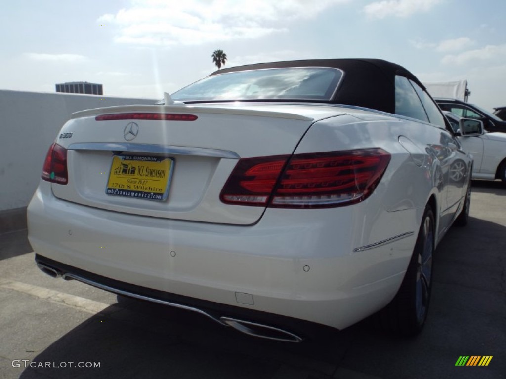 2014 E 350 Cabriolet - Diamond White Metallic / Grey/Black photo #8