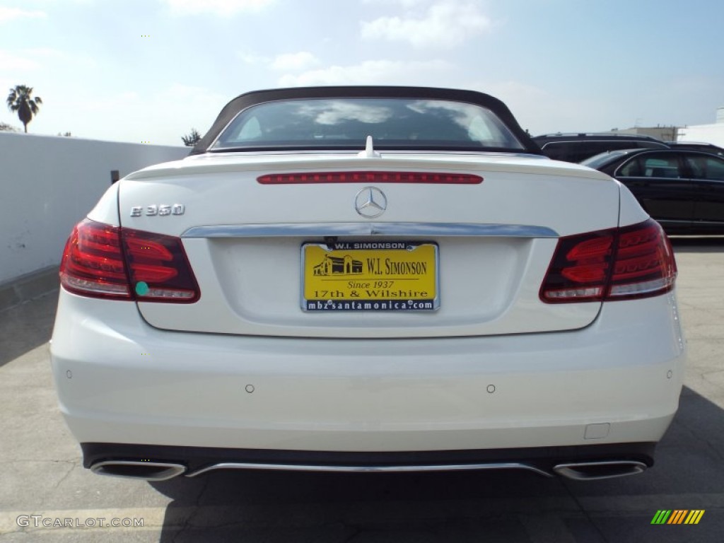 2014 E 350 Cabriolet - Diamond White Metallic / Grey/Black photo #9