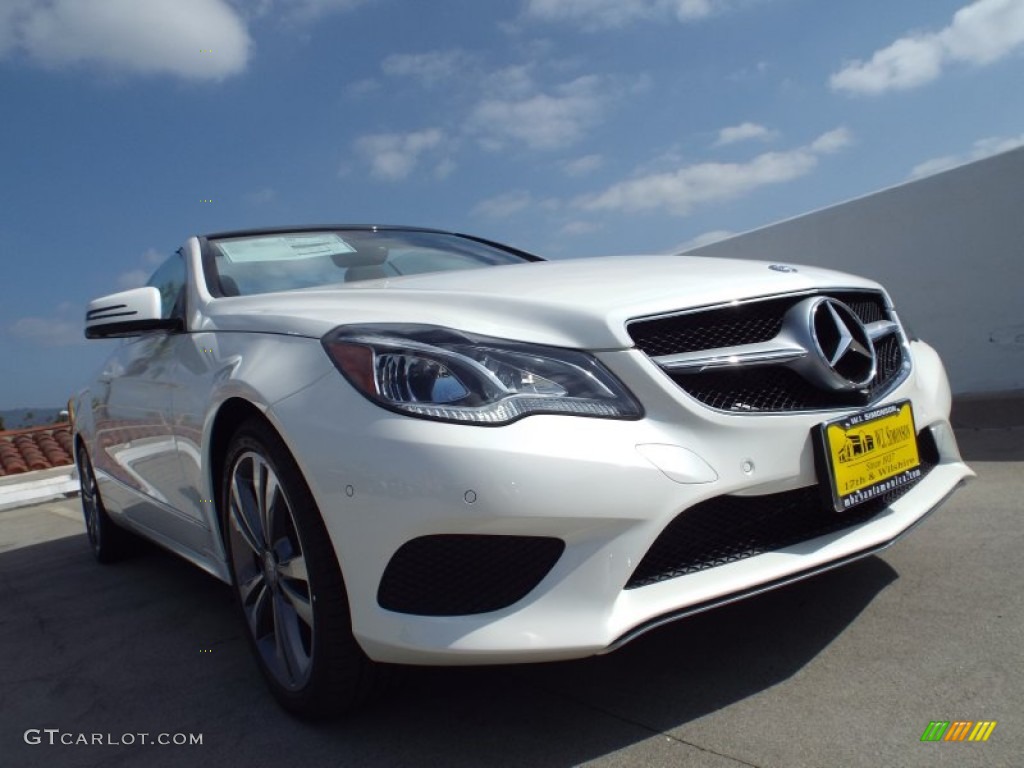 2014 E 350 Cabriolet - Diamond White Metallic / Grey/Black photo #11