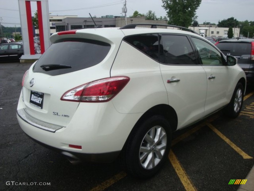 2011 Murano SL AWD - Glacier White Pearl / Beige photo #5