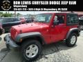 2014 Flame Red Jeep Wrangler Sport 4x4  photo #1