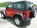 2014 Flame Red Jeep Wrangler Sport 4x4  photo #3