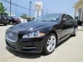 2011 Ultimate Black Metallic Jaguar XJ XJL  photo #5