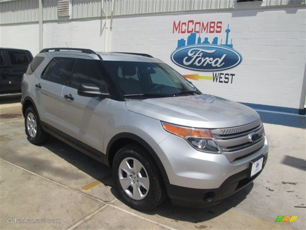 2014 Explorer FWD - Ingot Silver / Medium Light Stone photo #1