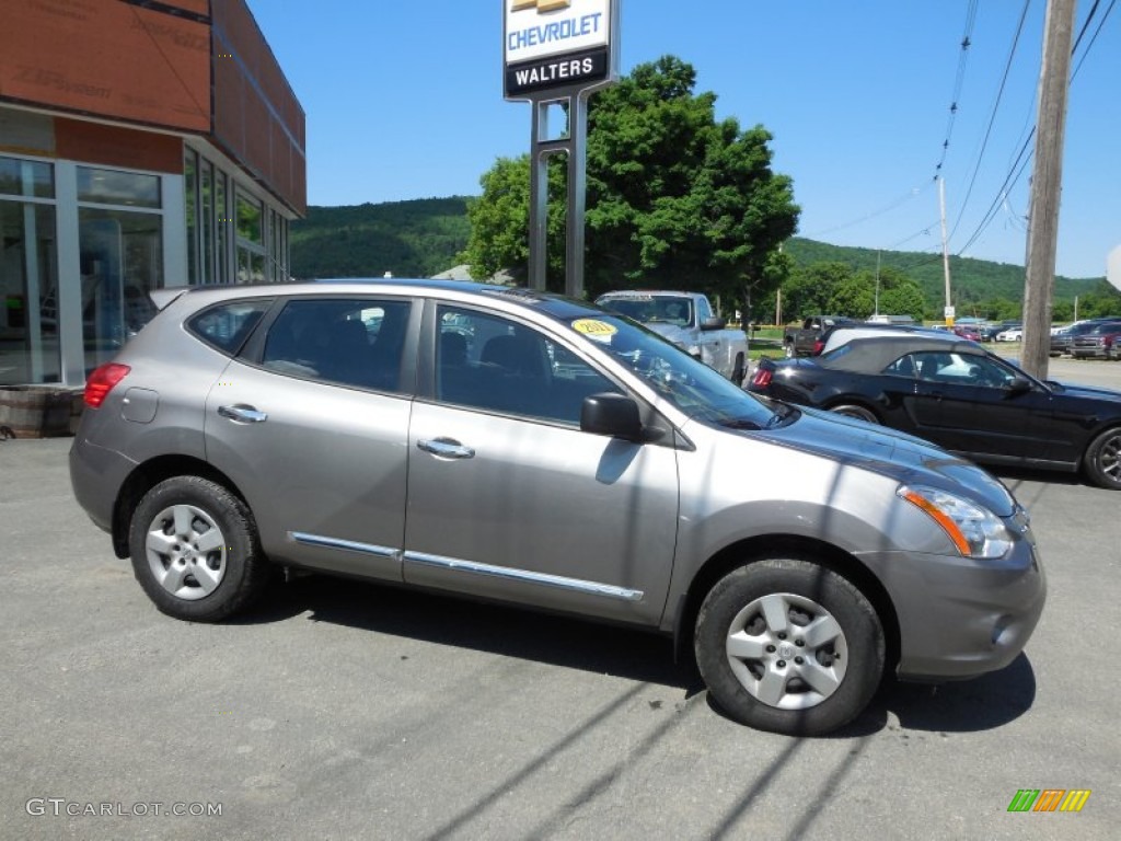 2011 Rogue S AWD - Platinum Graphite / Black photo #1