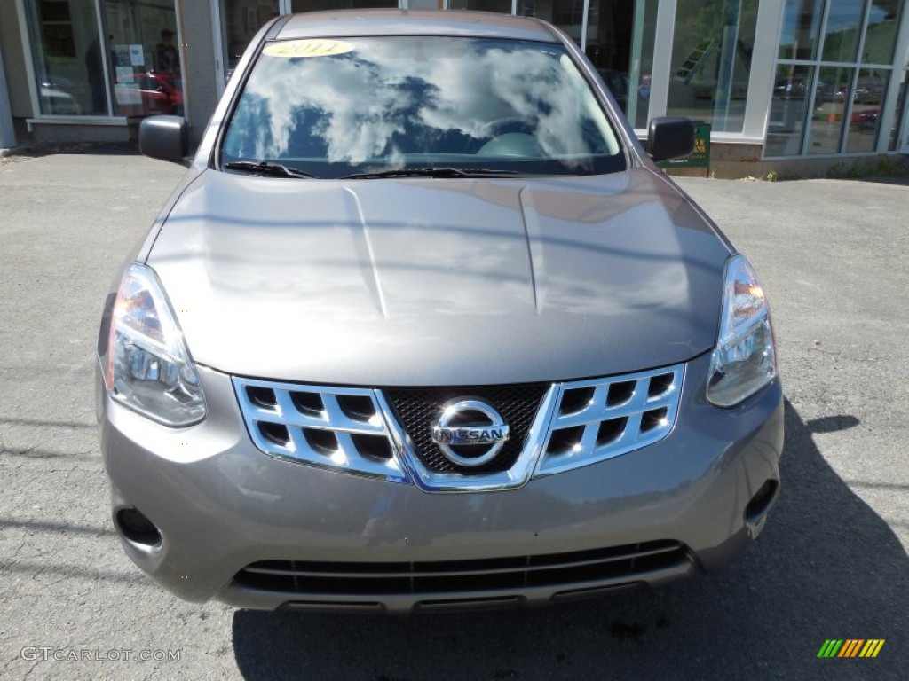 2011 Rogue S AWD - Platinum Graphite / Black photo #3
