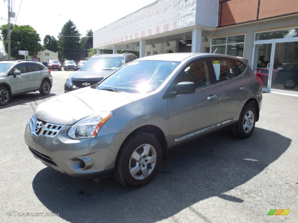 2011 Rogue S AWD - Platinum Graphite / Black photo #5