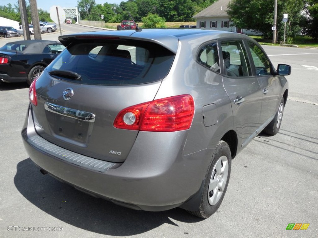 2011 Rogue S AWD - Platinum Graphite / Black photo #10