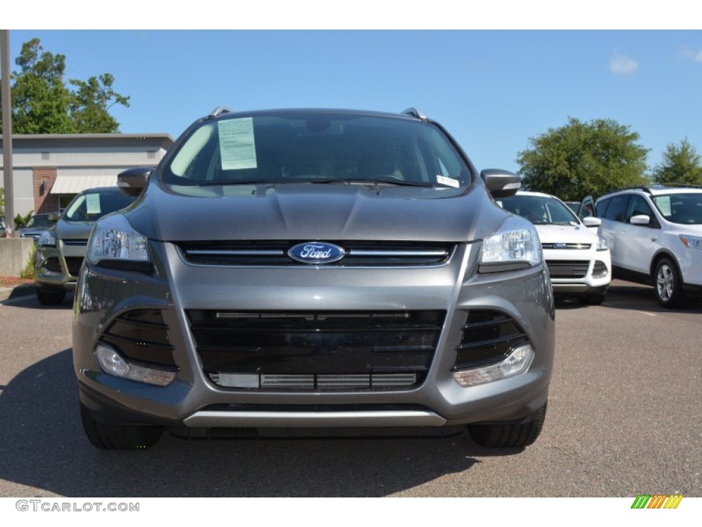 2014 Escape Titanium 2.0L EcoBoost - Sterling Gray / Charcoal Black photo #8