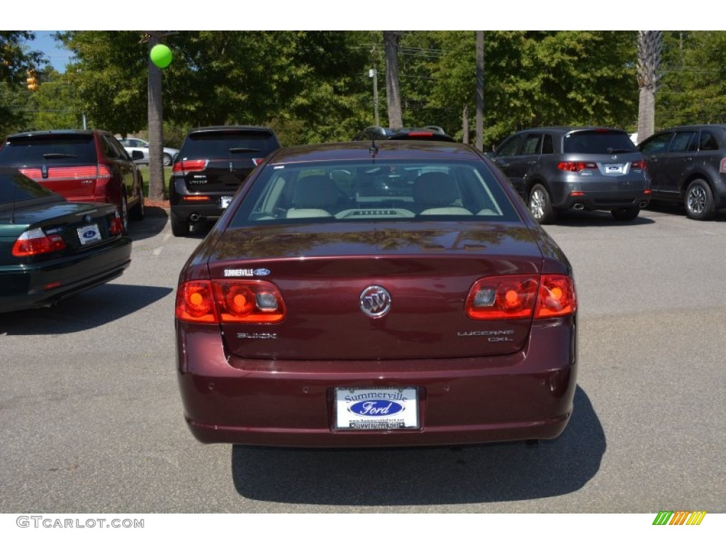 2007 Lucerne CXL - Dark Garnet Red Metallic / Titanium Gray photo #4