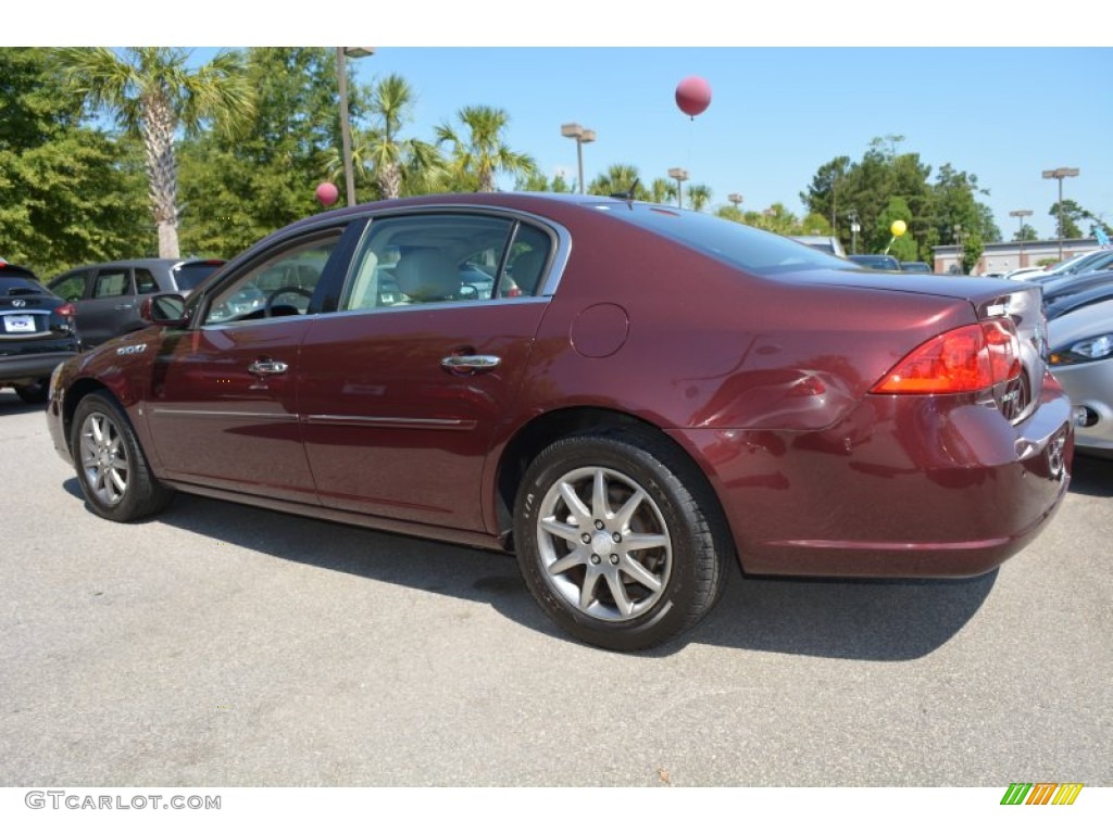 2007 Lucerne CXL - Dark Garnet Red Metallic / Titanium Gray photo #6