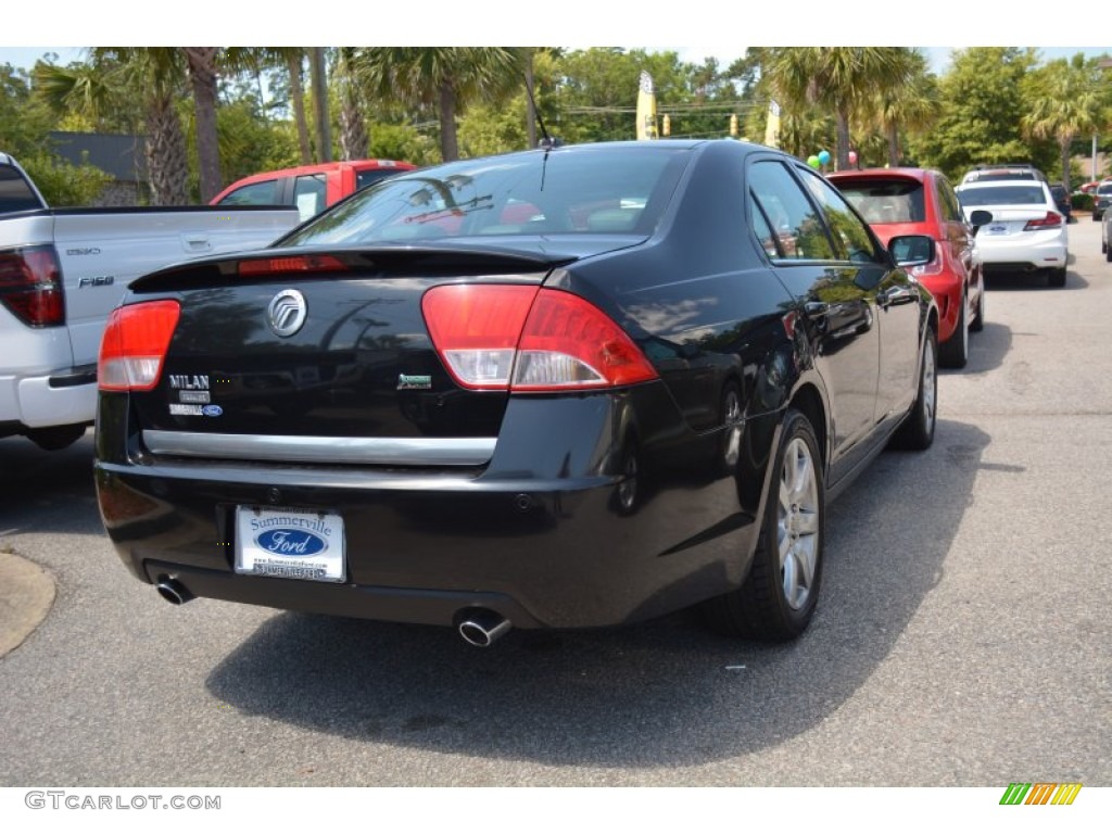 2010 Milan V6 Premier - Tuxedo Black Metallic / Dark Charcoal/Medium Light Stone photo #3