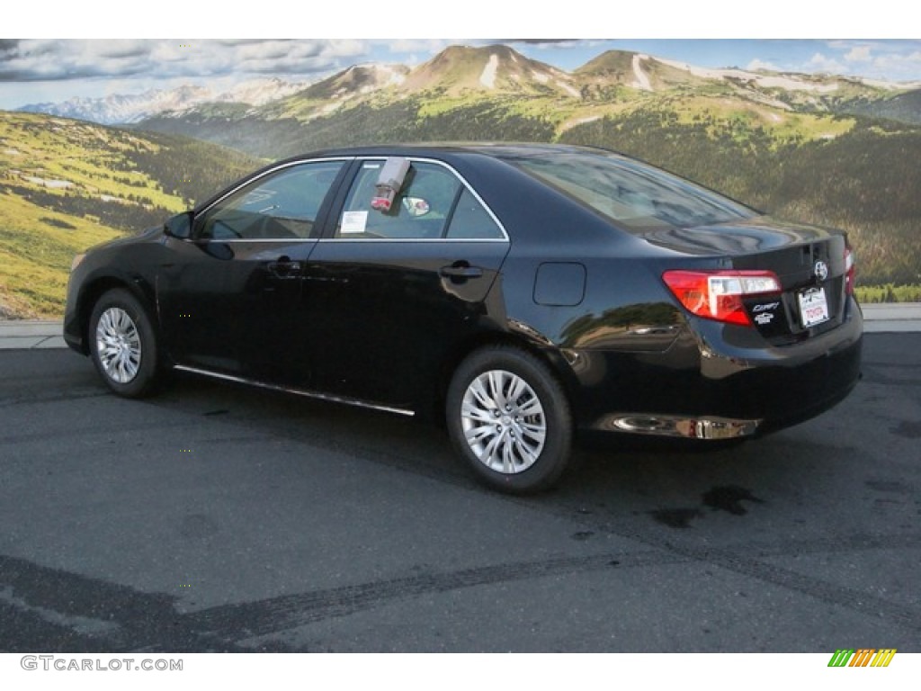 2014 Camry LE - Attitude Black Metallic / Ivory photo #3