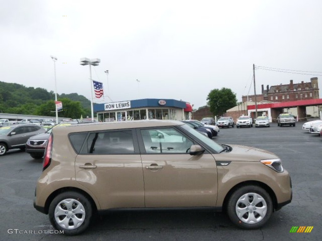 2014 Soul 1.6 - Latte Brown / Black Diamond Woven Cloth photo #1