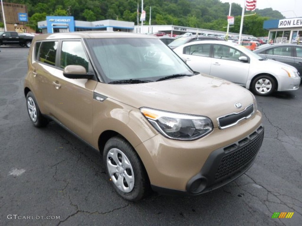 2014 Soul 1.6 - Latte Brown / Black Diamond Woven Cloth photo #2