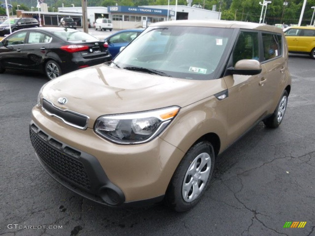 2014 Soul 1.6 - Latte Brown / Black Diamond Woven Cloth photo #4