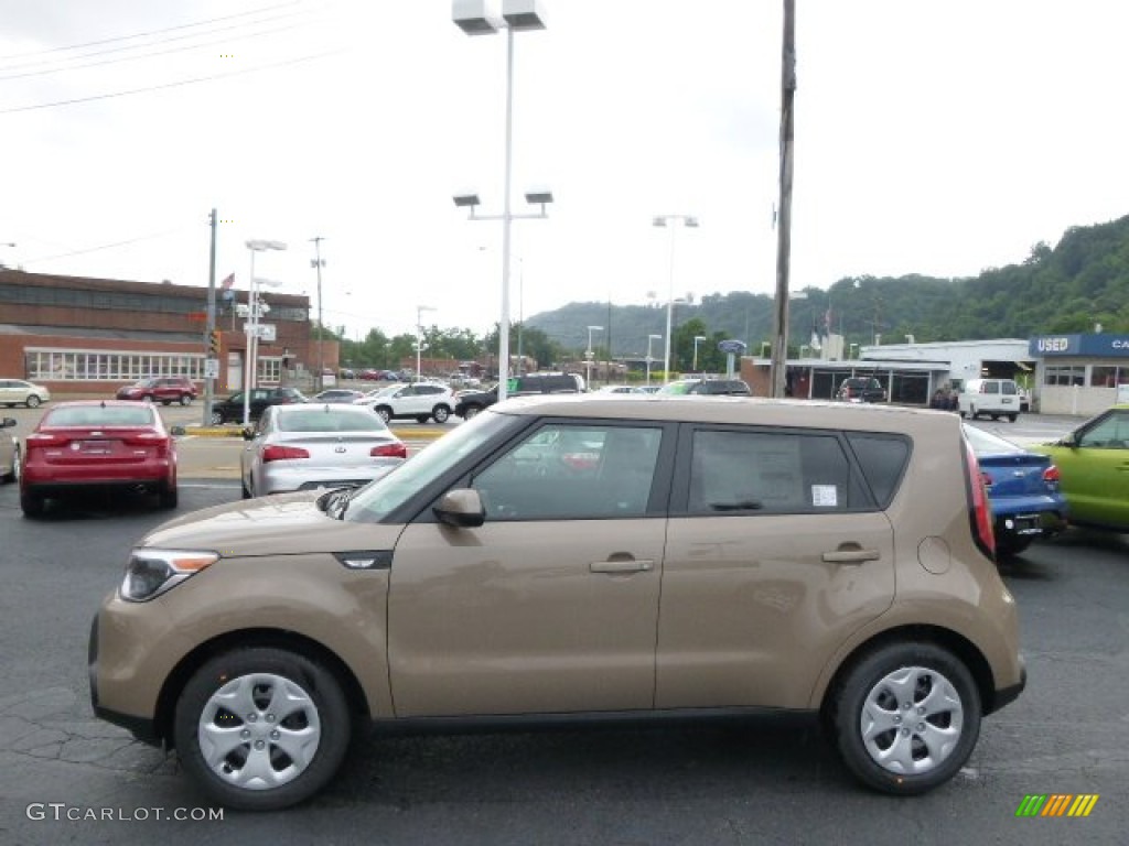 2014 Soul 1.6 - Latte Brown / Black Diamond Woven Cloth photo #5