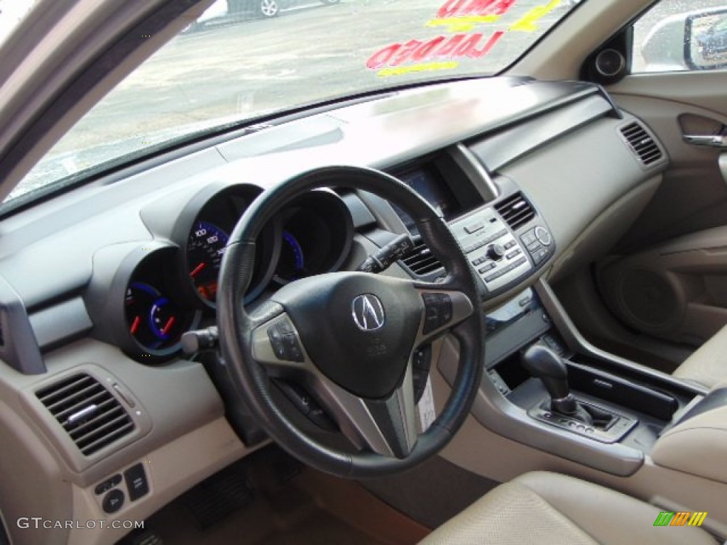 2010 RDX SH-AWD - Palladium Silver Metallic / Taupe photo #12
