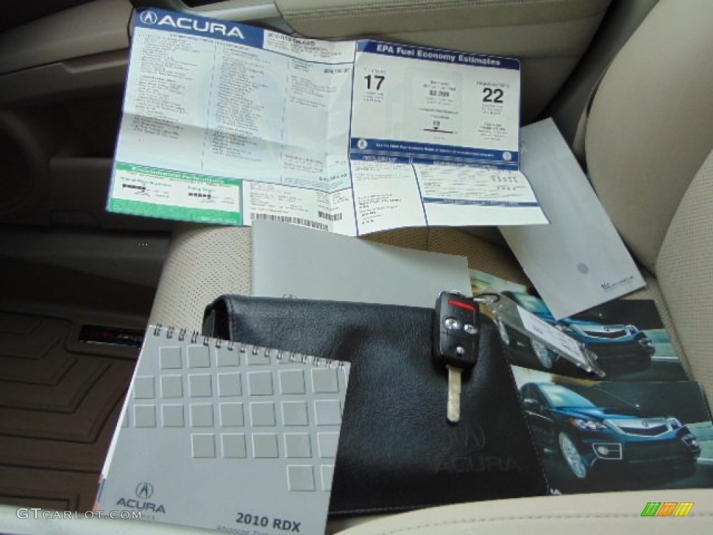 2010 RDX SH-AWD - Palladium Silver Metallic / Taupe photo #23