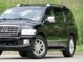 2008 Liquid Onyx Black Infiniti QX 56 4WD  photo #29