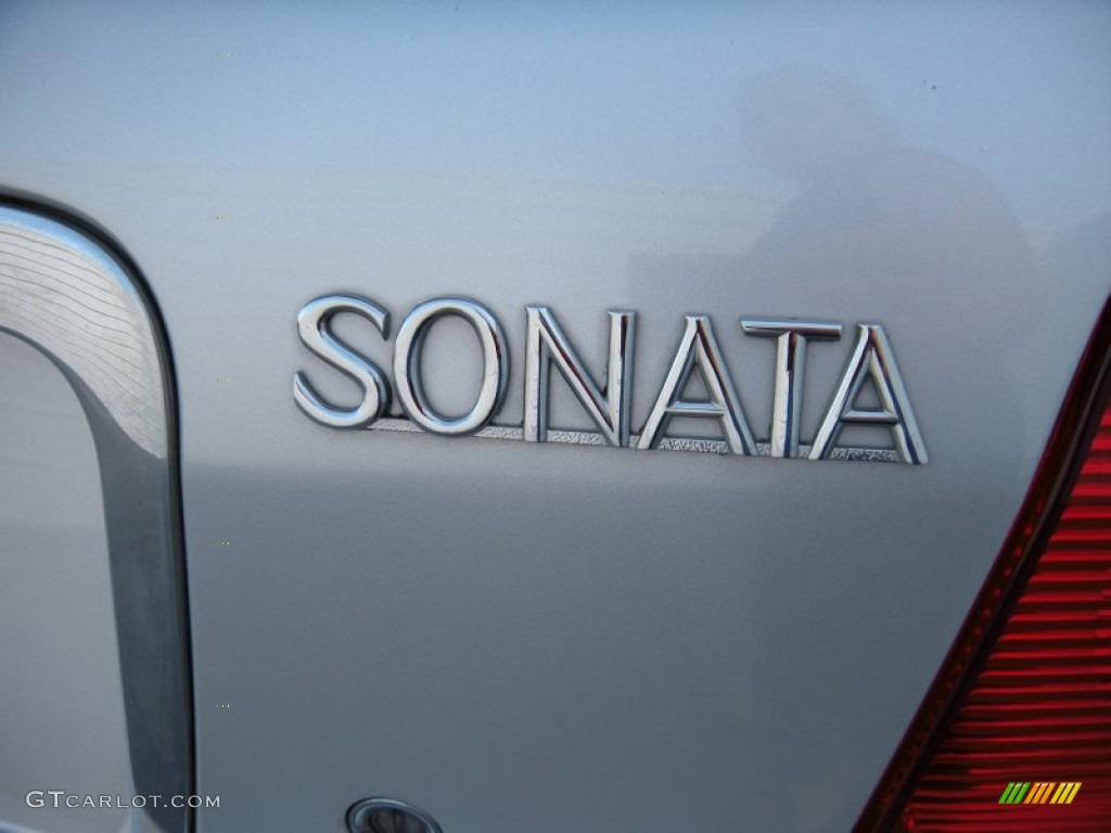 2003 Sonata LX V6 - Brilliant Silver Metallic / Black photo #17