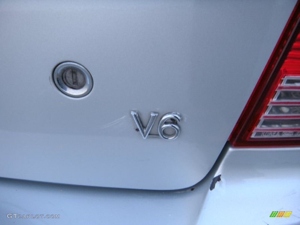 2003 Sonata LX V6 - Brilliant Silver Metallic / Black photo #18