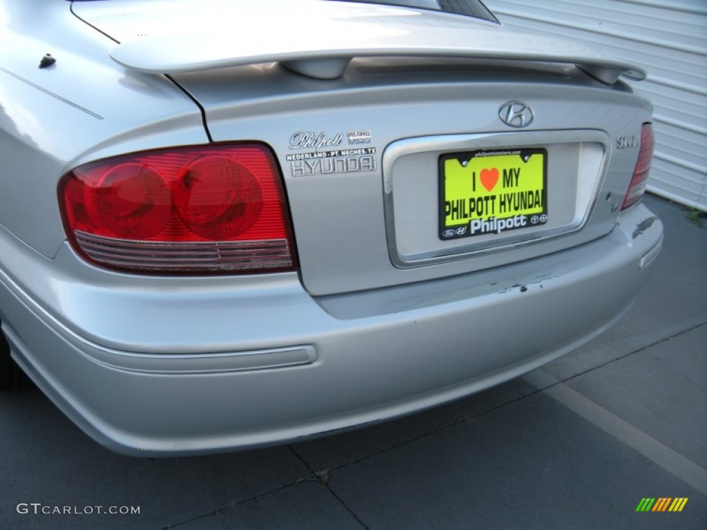 2003 Sonata LX V6 - Brilliant Silver Metallic / Black photo #20