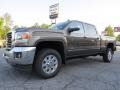 2015 Bronze Alloy Metallic GMC Sierra 2500HD SLT Crew Cab 4x4  photo #3