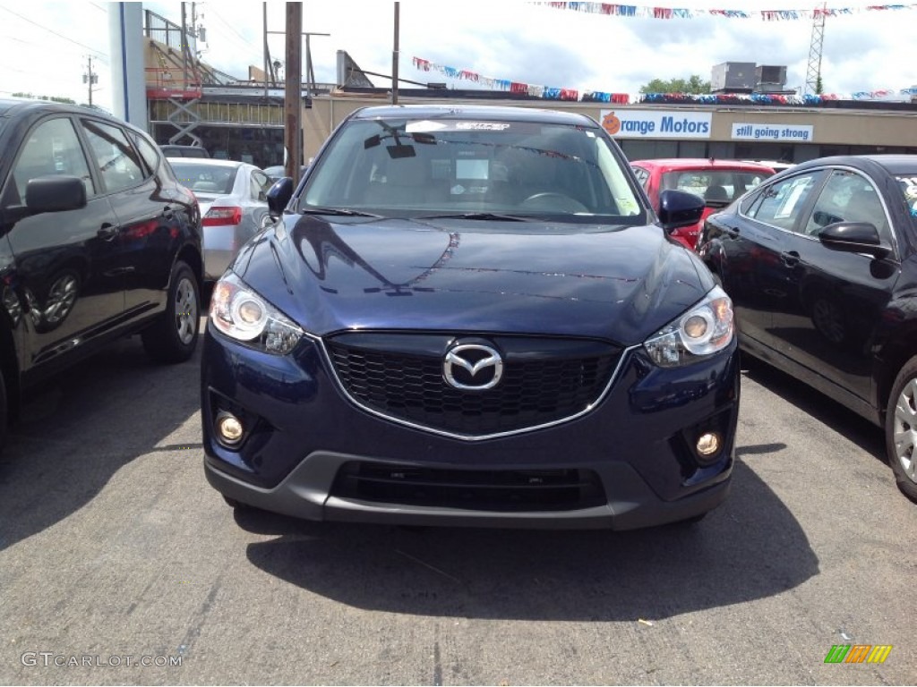 2014 CX-5 Grand Touring - Stormy Blue Mica / Sand photo #2