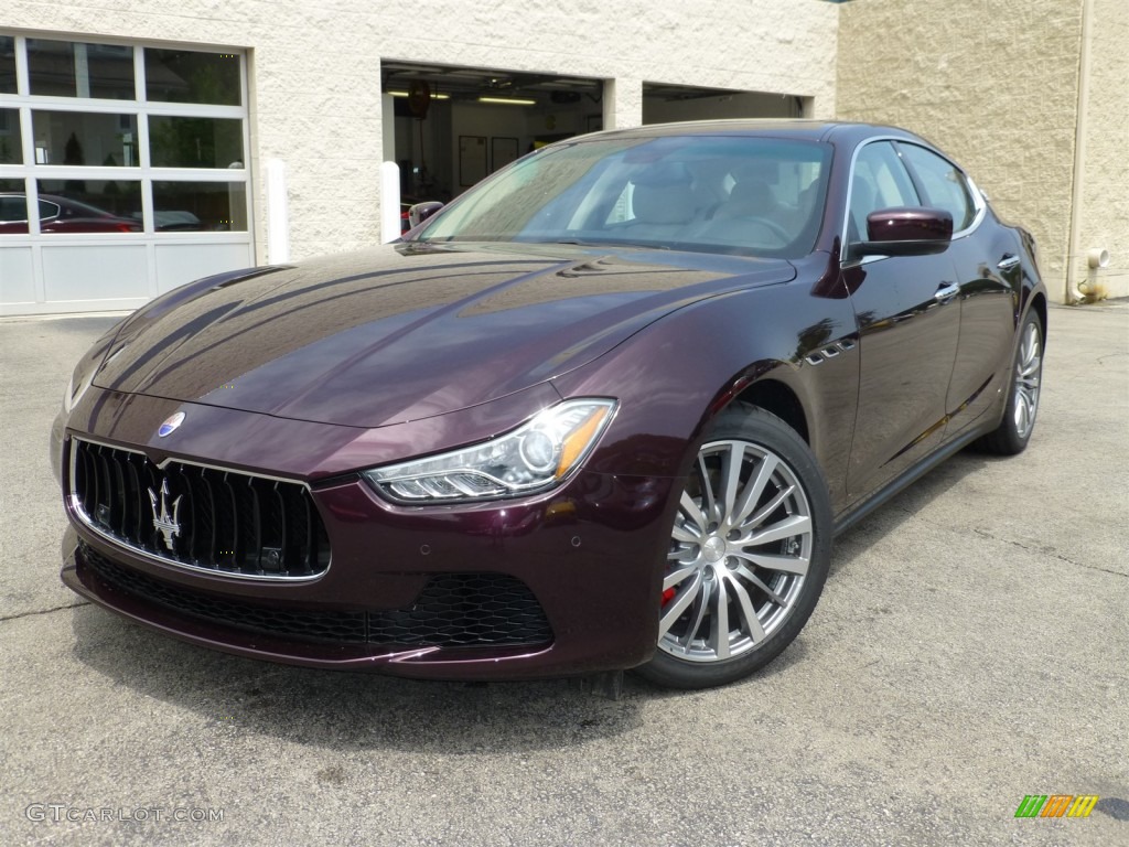 2014 Ghibli S Q4 - Rosso Folgore (Dark Red) / Sabbia photo #1