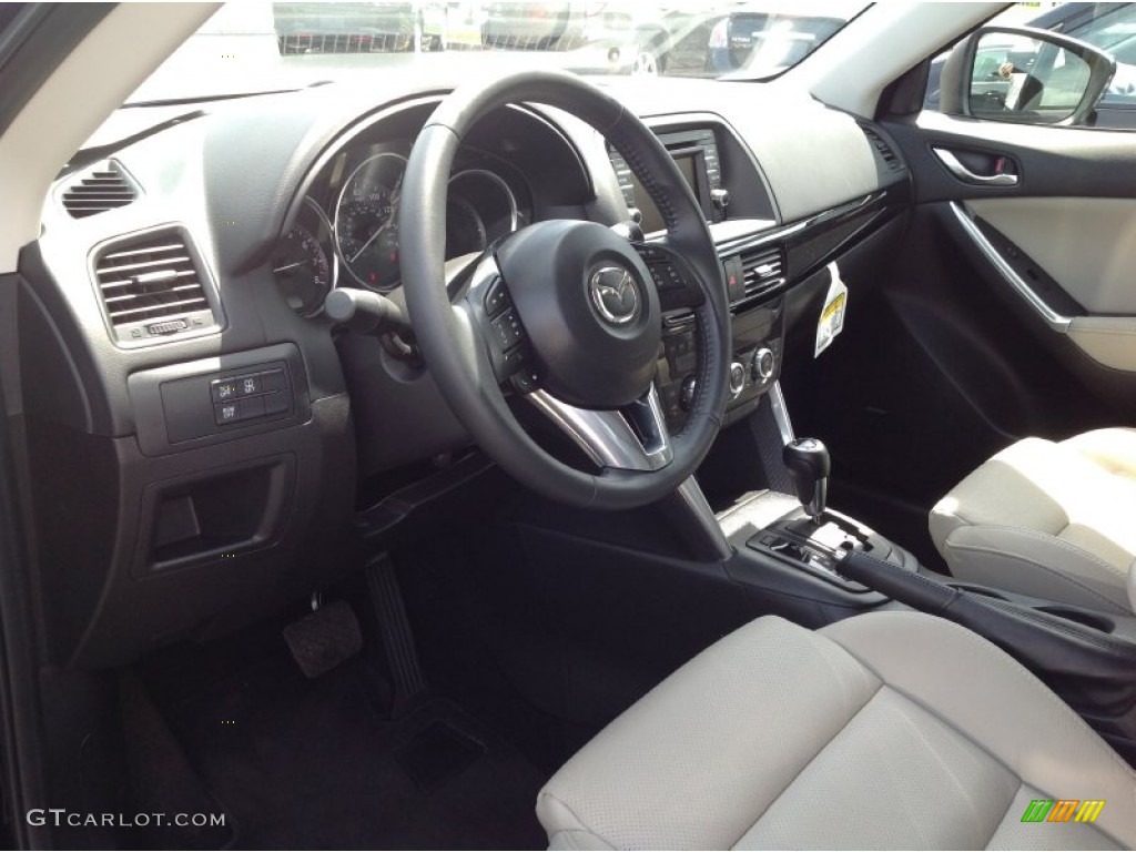 2014 CX-5 Grand Touring - Stormy Blue Mica / Sand photo #5