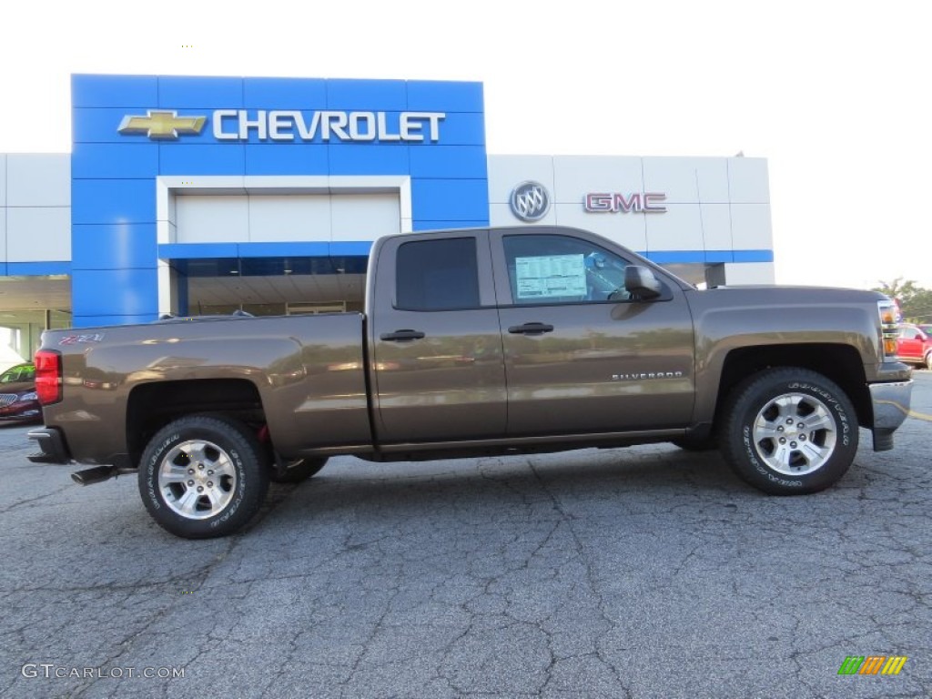 2014 Silverado 1500 LT Double Cab - Brownstone Metallic / Cocoa/Dune photo #8