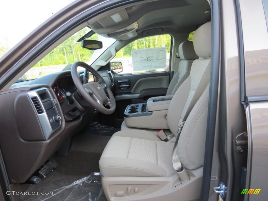 2014 Silverado 1500 LT Double Cab - Brownstone Metallic / Cocoa/Dune photo #11