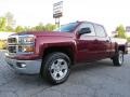 Deep Ruby Metallic - Silverado 1500 LT Double Cab Photo No. 3