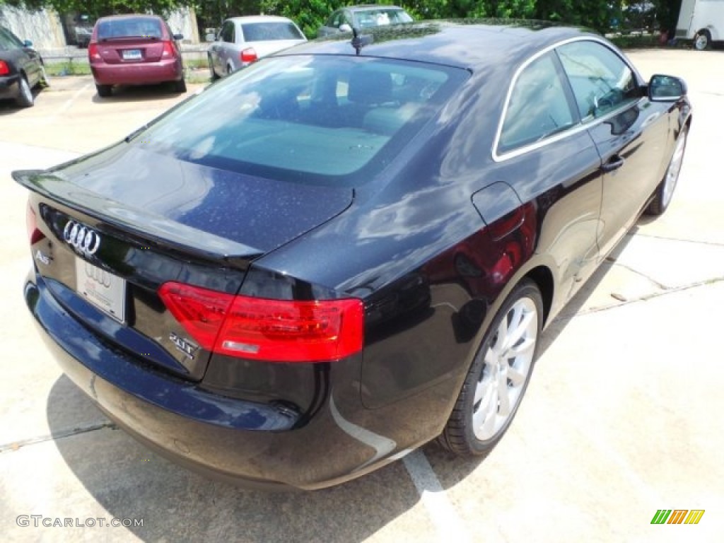 2014 A5 2.0T quattro Coupe - Phantom Black Pearl / Black photo #7