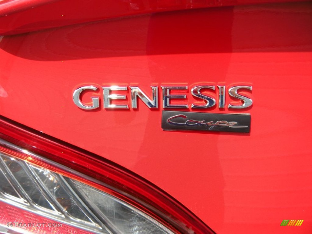 2014 Genesis Coupe 2.0T - Tsukuba Red / Black photo #14