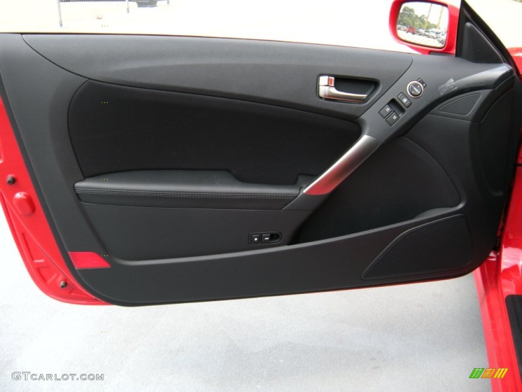 2014 Genesis Coupe 2.0T - Tsukuba Red / Black photo #19