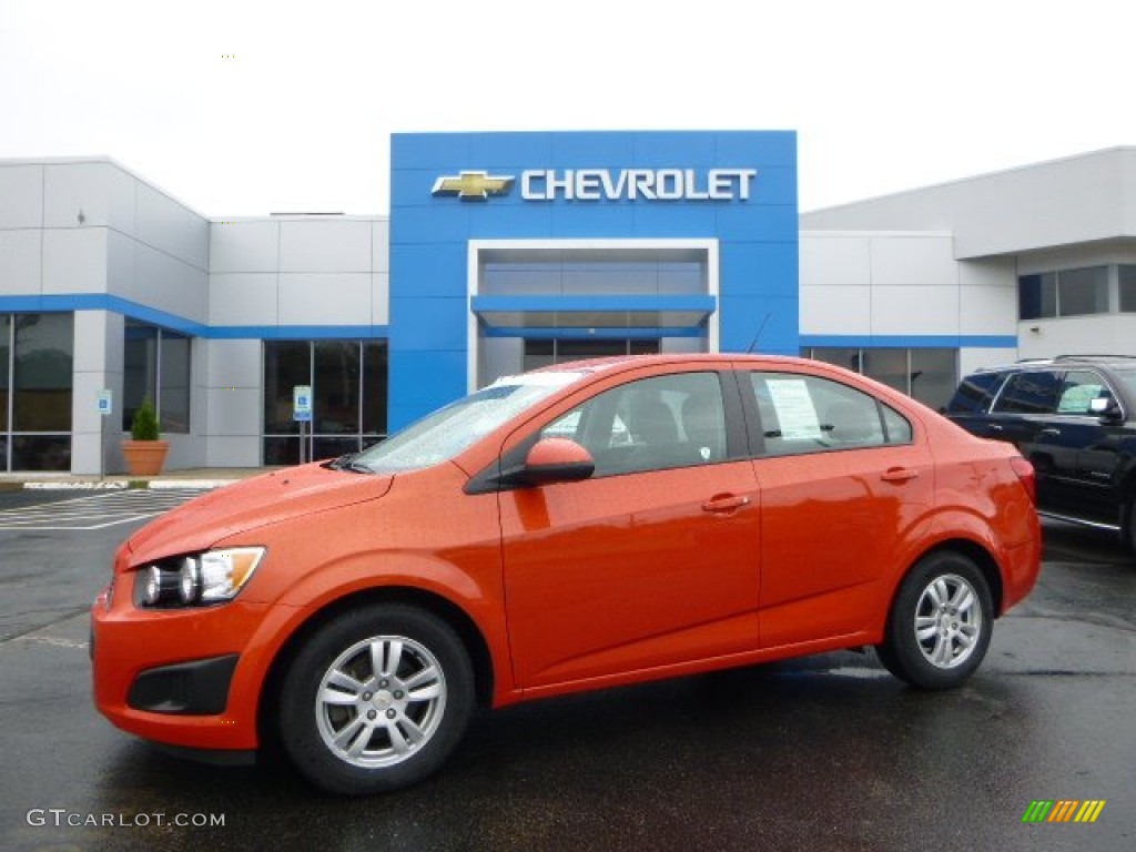 Inferno Orange Metallic Chevrolet Sonic