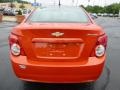 2012 Inferno Orange Metallic Chevrolet Sonic LS Sedan  photo #4