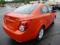 2012 Inferno Orange Metallic Chevrolet Sonic LS Sedan  photo #5