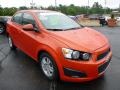 2012 Inferno Orange Metallic Chevrolet Sonic LS Sedan  photo #7