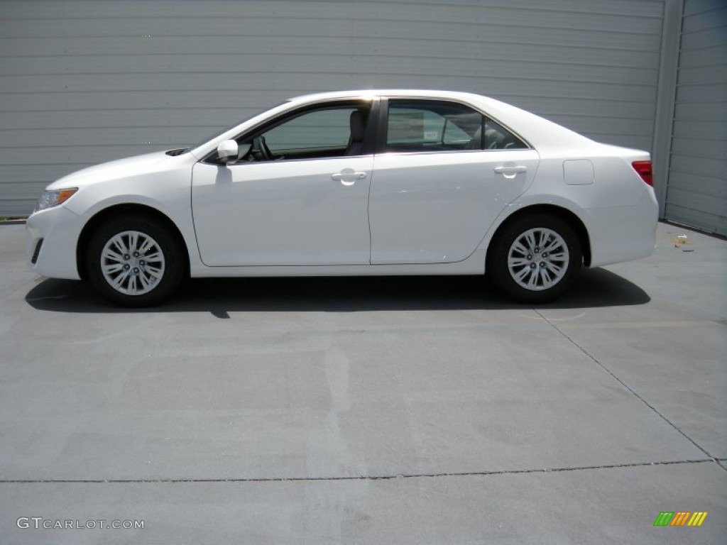 2014 Camry L - Super White / Ash photo #6
