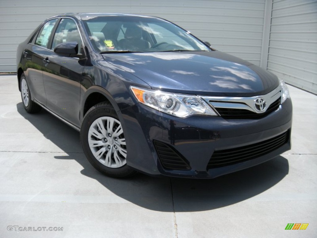 2014 Camry LE - Parisian Night Pearl / Ash photo #1
