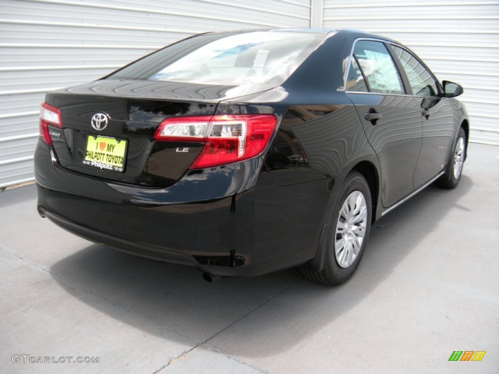 2014 Camry LE - Attitude Black Metallic / Ash photo #4