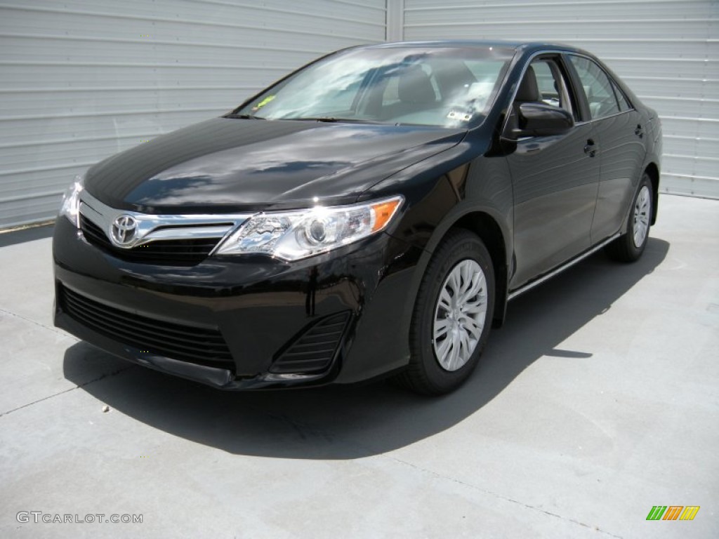 2014 Camry LE - Attitude Black Metallic / Ash photo #7