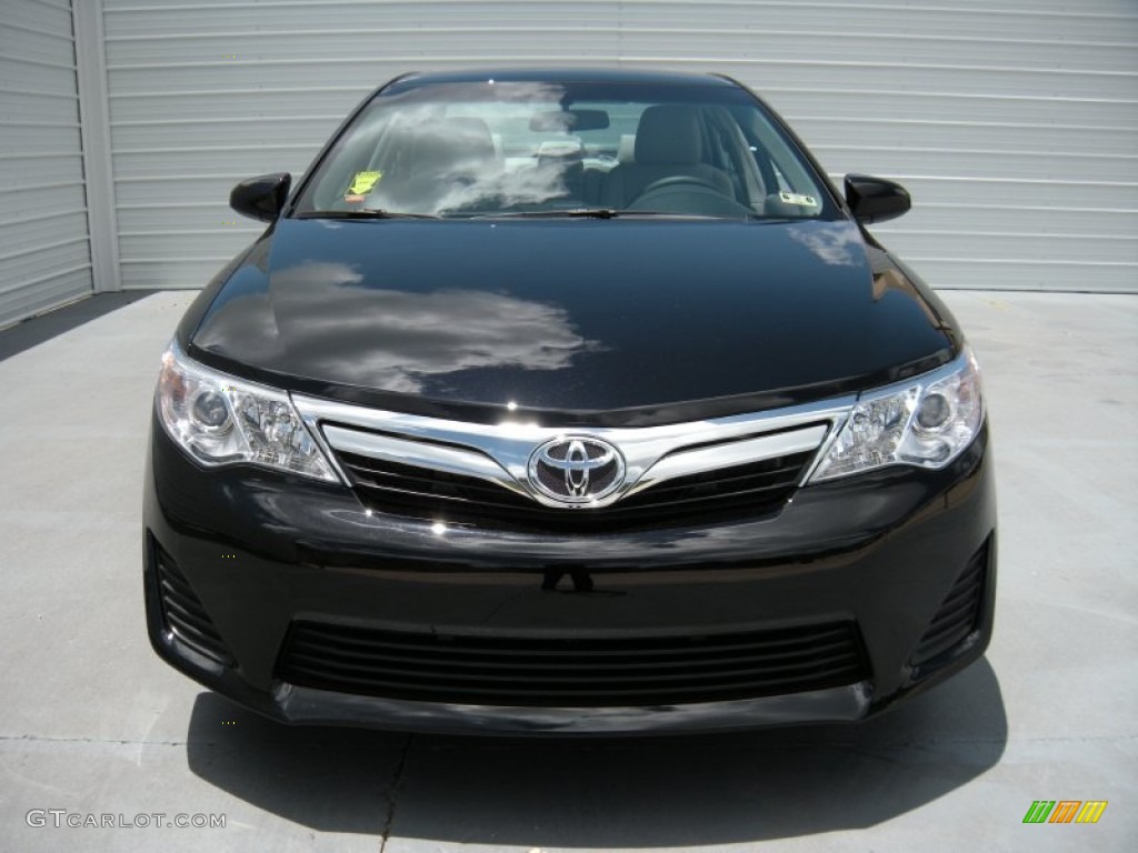 2014 Camry LE - Attitude Black Metallic / Ash photo #8