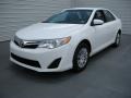 2014 Super White Toyota Camry LE  photo #7