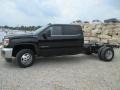 Onyx Black - Sierra 3500HD SLE Crew Cab 4x4 Dual Rear Wheel Chassis Photo No. 3