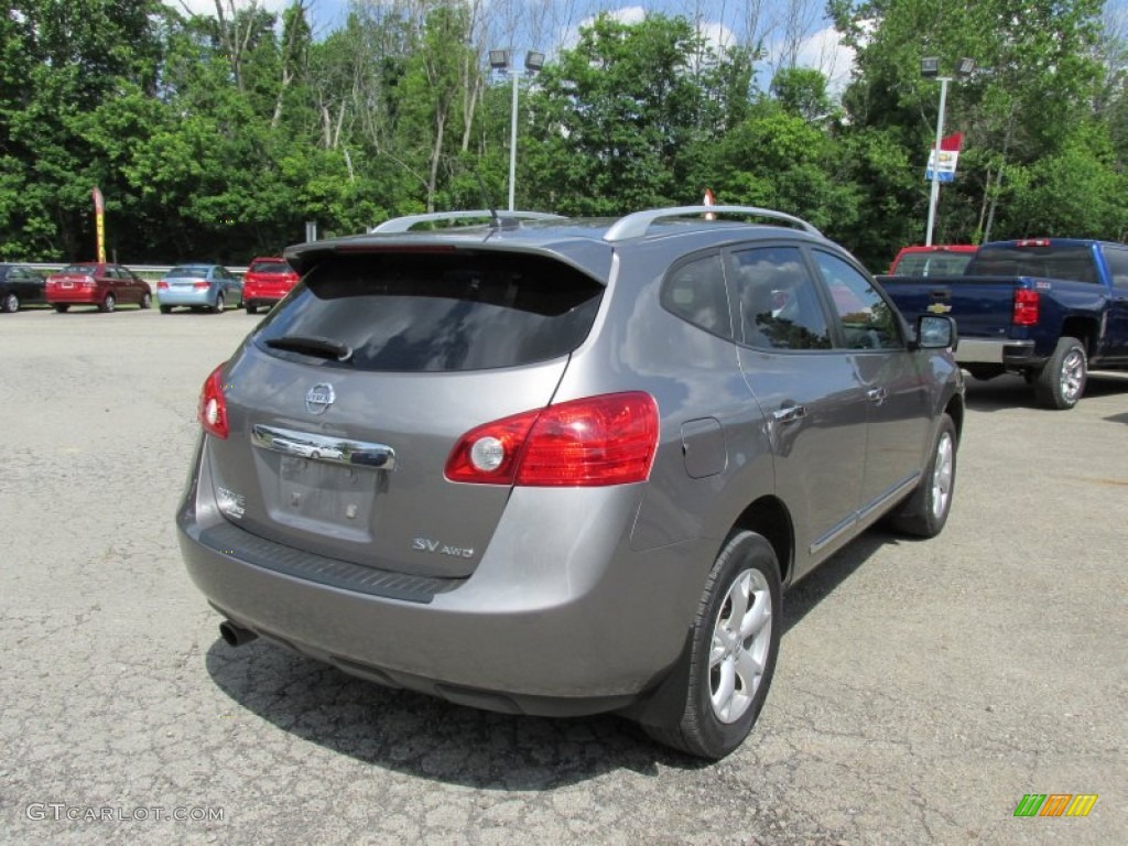 2011 Rogue SV AWD - Platinum Graphite / Gray photo #6